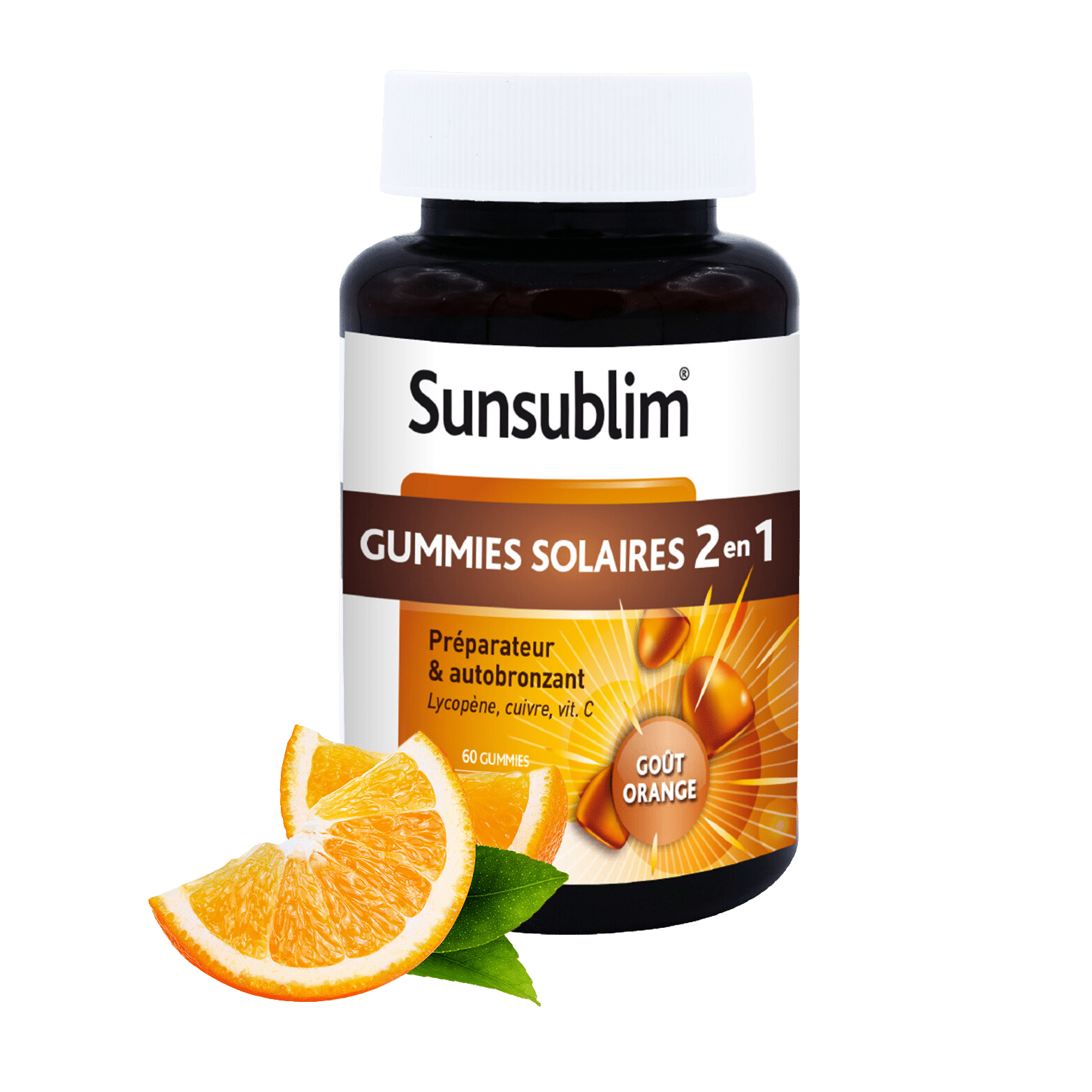 Sunsublim® Gummies Solaires 2 en 1