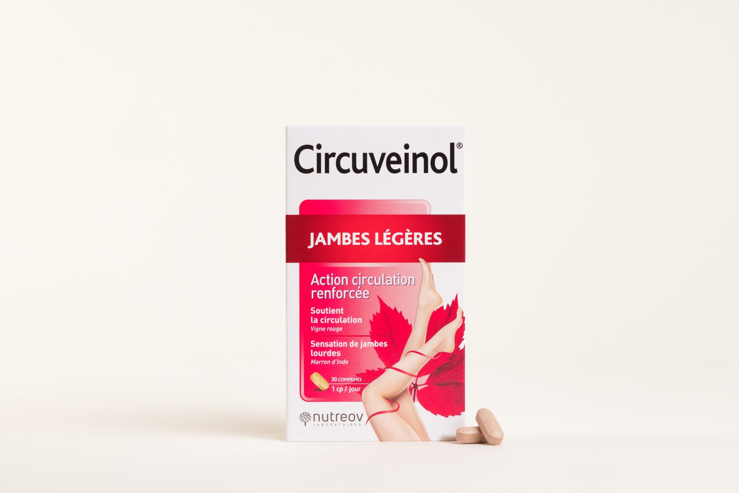 Circuveinol - Jambes légères comprimés